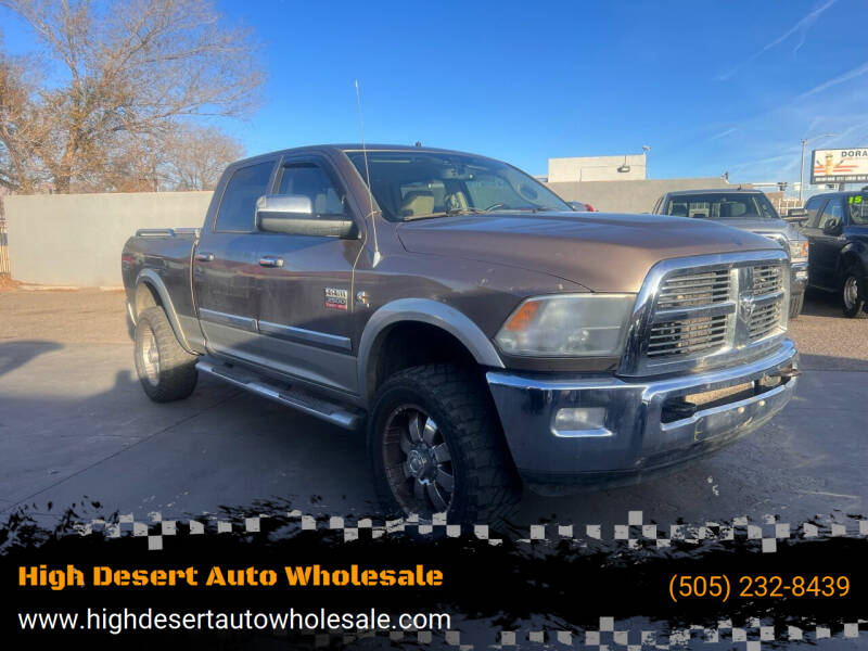 2010 Dodge Ram 2500 for sale at High Desert Auto Wholesale in Albuquerque NM