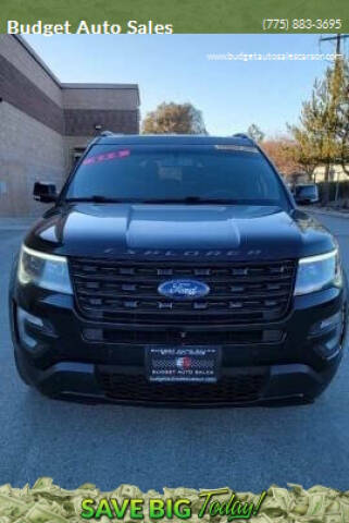 2017 Ford Explorer for sale at Budget Auto Sales in Carson City NV