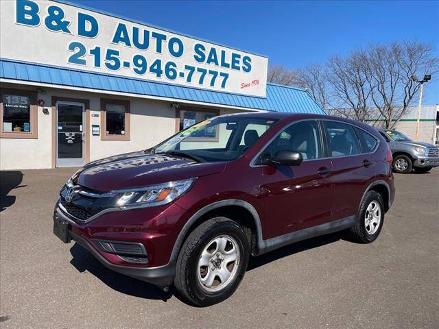 2015 Honda CR-V for sale at B & D Auto Sales Inc. in Fairless Hills PA