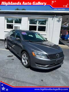 2013 Volkswagen Passat for sale at Highlands Auto Gallery in Braintree MA