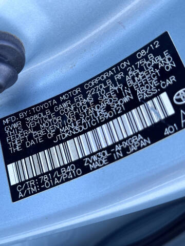 2012 Toyota Prius One