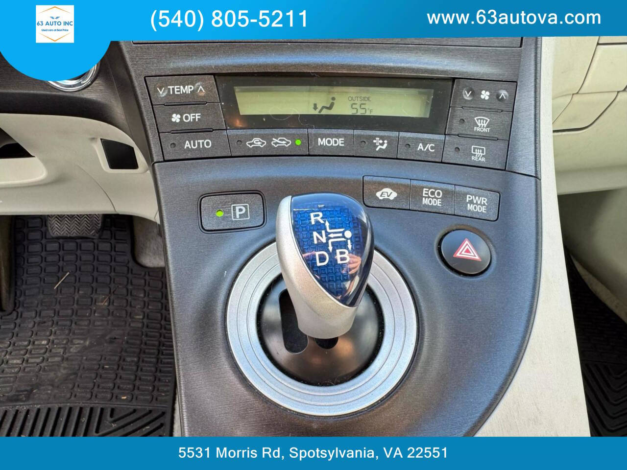 2010 Toyota Prius for sale at 63 Auto Inc in Spotsylvania, VA