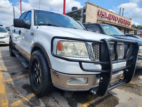 2004 Ford F-150 for sale at USA Auto Brokers in Houston TX