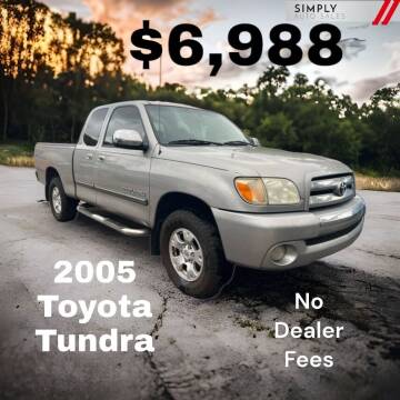 2005 Toyota Tundra for sale at Simply Auto Sales in Palm Beach Gardens FL