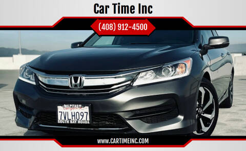 2017 Honda Accord for sale at Car Time Inc in San Jose CA