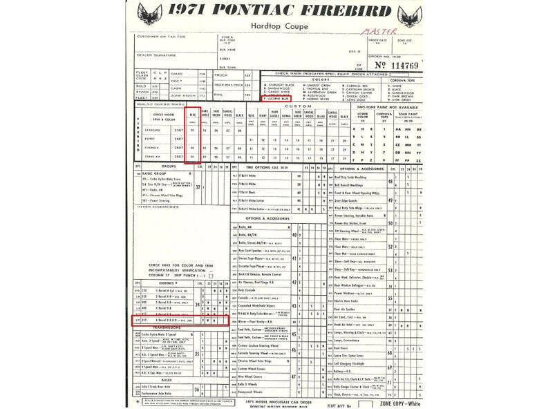 1971 Pontiac Trans Am