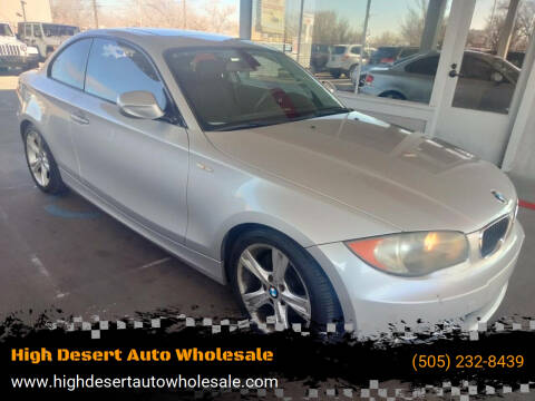 2011 BMW 1 Series for sale at High Desert Auto Wholesale in Albuquerque NM