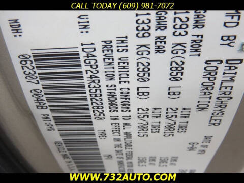 2005 Dodge Grand Caravan SE Plus