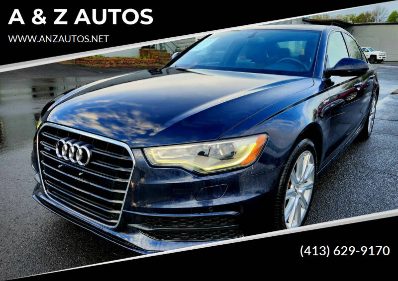 2013 Audi A6 for sale at A & Z AUTOS in Westfield MA