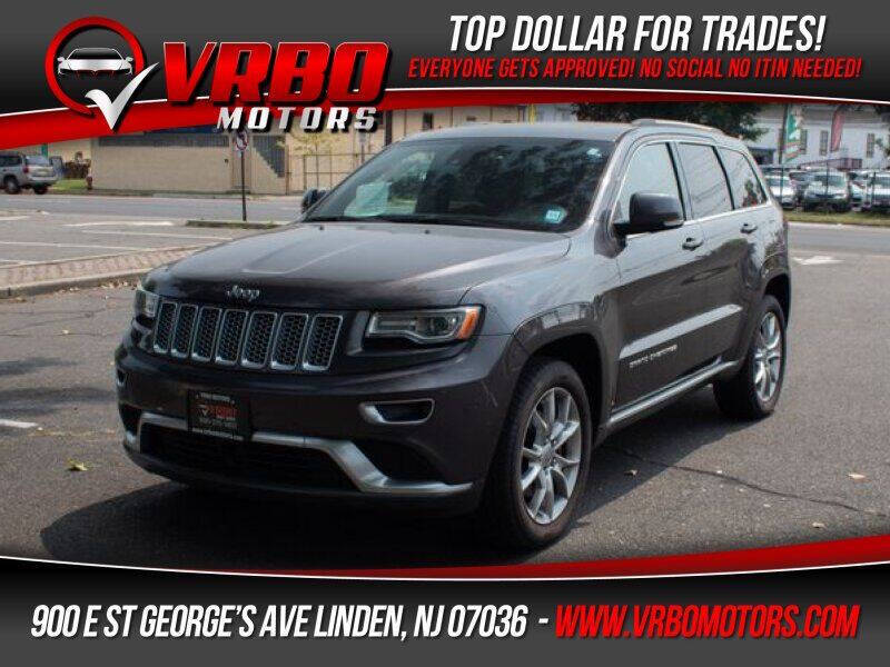 2015 Jeep Grand Cherokee for sale at Vrbo Motors in Linden, NJ