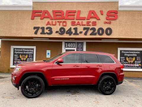 2014 Jeep Grand Cherokee for sale at Fabela's Auto Sales Inc. in South Houston TX