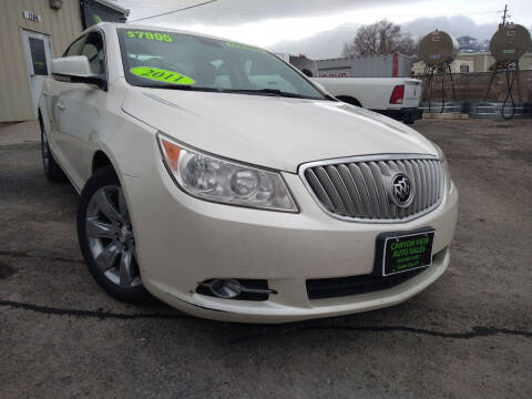 2011 Buick LaCrosse for sale at Canyon View Auto Sales in Cedar City UT