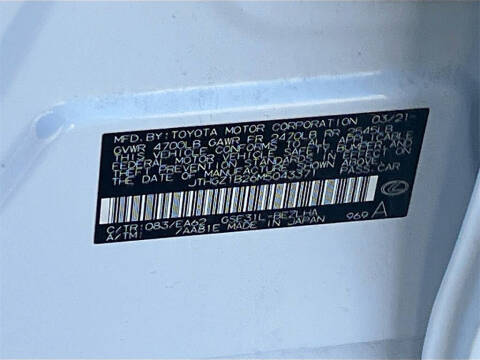 2021 Lexus IS 350 F SPORT