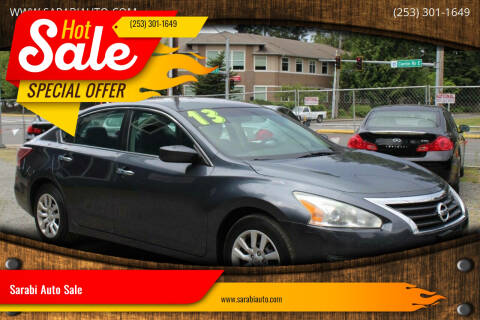 2013 Nissan Altima for sale at Sarabi Auto Sale in Puyallup WA