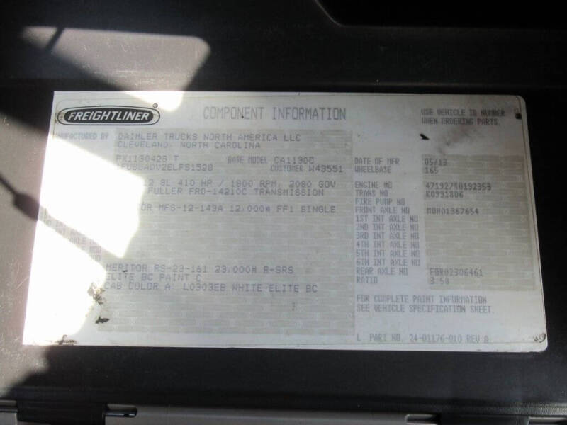 2014 Freightliner Cascadia