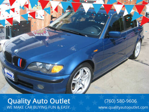 2002 BMW 3 Series for sale at Quality Auto Outlet in Vista CA