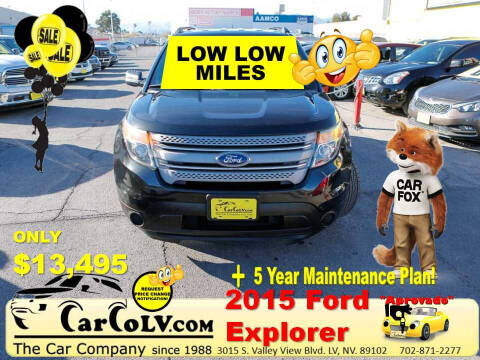2015 Ford Explorer for sale at The Car Company in Las Vegas NV