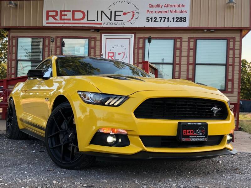 2016 Ford Mustang for sale at REDLINE AUTO SALES LLC in Cedar Creek TX