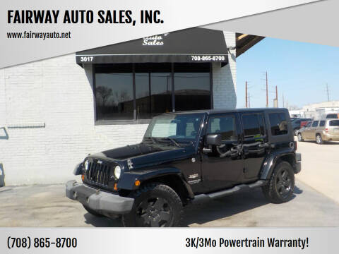 2008 Jeep Wrangler Unlimited for sale at FAIRWAY AUTO SALES, INC. in Melrose Park IL