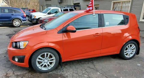 2013 Chevrolet Sonic for sale at MILL STREET AUTO SALES LLC in Vernon CT