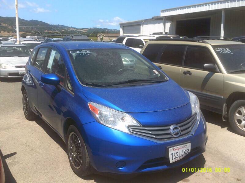 2015 Nissan Versa Note for sale at Mendocino Auto Auction in Ukiah CA