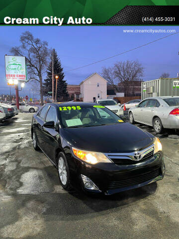 2012 Toyota Camry for sale at Cream City Auto in Milwaukee WI