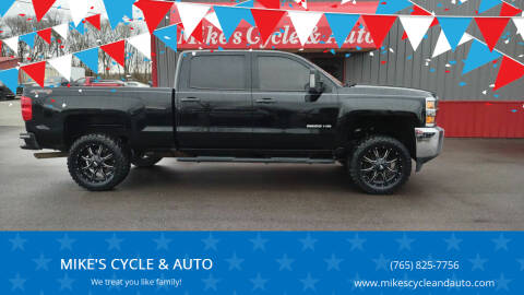 2016 Chevrolet Silverado 2500HD for sale at MIKE'S CYCLE & AUTO in Connersville IN