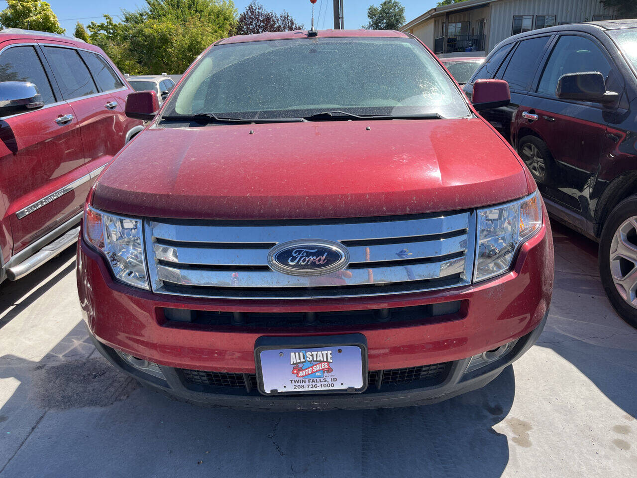 Red 2008 Ford Edge SEL AWD SEL 4dr Crossover 2