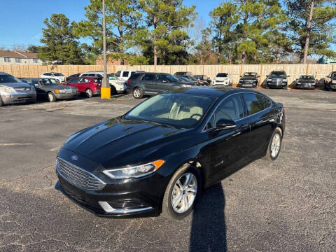 2018 Ford Fusion Hybrid for sale at APEX AUTO in North Charleston SC