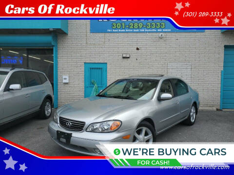 2003 Infiniti I35 for sale at Cars Of Rockville in Rockville MD