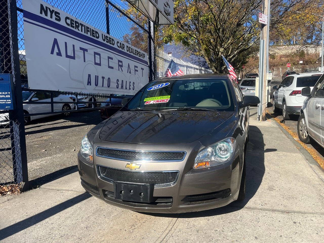 2012 Chevrolet Malibu for sale at Autocraft Auto Sales Inc in Brooklyn, NY