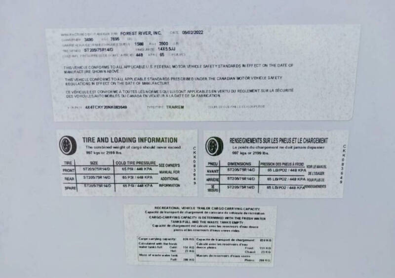 2022 Forest River GREY WOLF