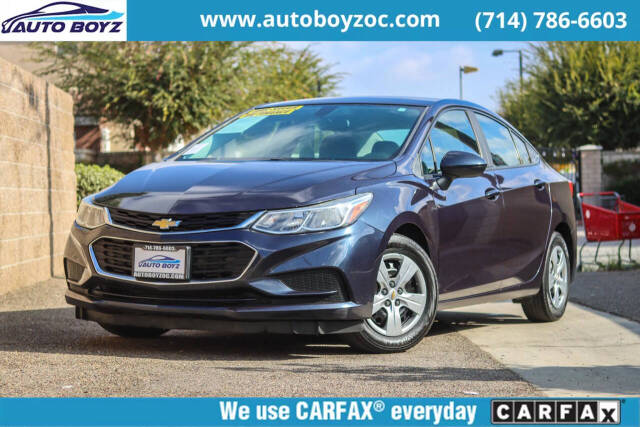 2016 Chevrolet Cruze for sale at Auto Boyz in Garden Grove, CA