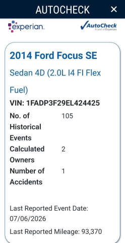 2014 Ford Focus SE