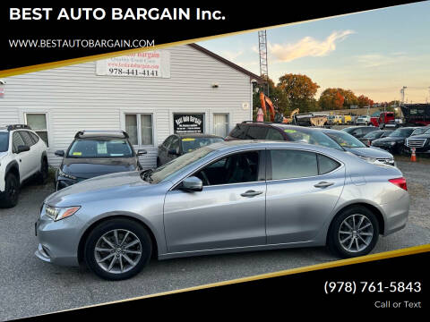 2018 Acura TLX for sale at BEST AUTO BARGAIN inc. in Lowell MA