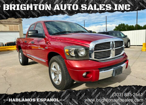 2007 Dodge Ram 1500 for sale at BRIGHTON AUTO SALES INC in Brighton CO