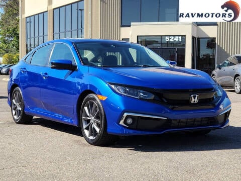 2021 Honda Civic for sale at RAVMOTORS - CRYSTAL in Crystal MN