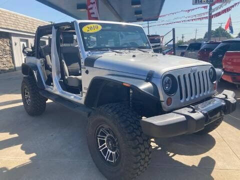 2010 Jeep Wrangler Unlimited for sale at Bizzarro's Championship Auto Row in Erie PA