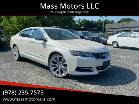 2014 Chevrolet Impala for sale at Mass Motors LLC in Worcester MA