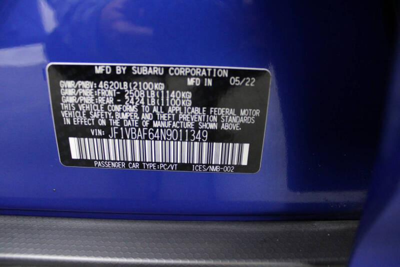 2022 Subaru WRX Premium