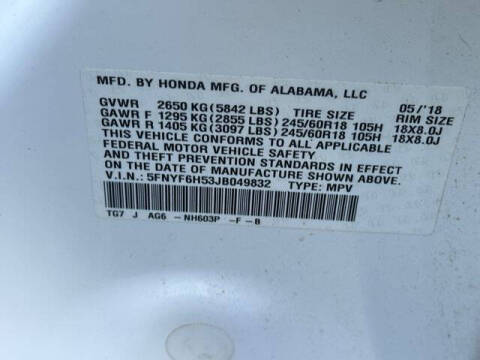 2018 Honda Pilot EX-L