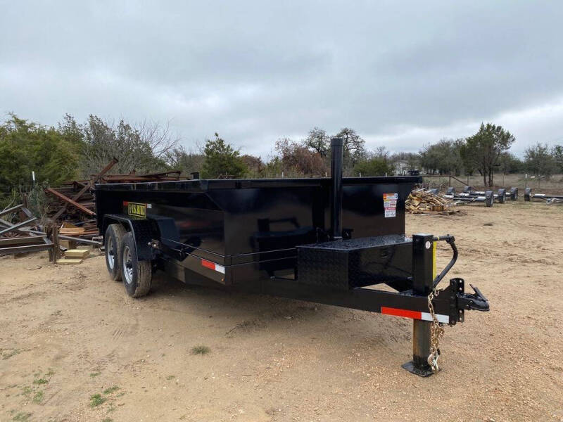 2024 US BUILT  - Dump Trailer 14 X 2 - Ramps for sale at LJD Sales in Lampasas TX