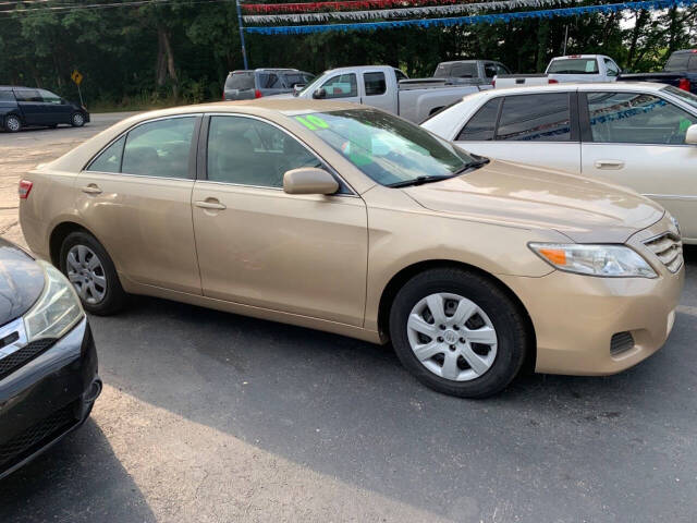 2010 Toyota Camry for sale at Chuckie Bizzarro's Fleetwing Auto in Erie, PA