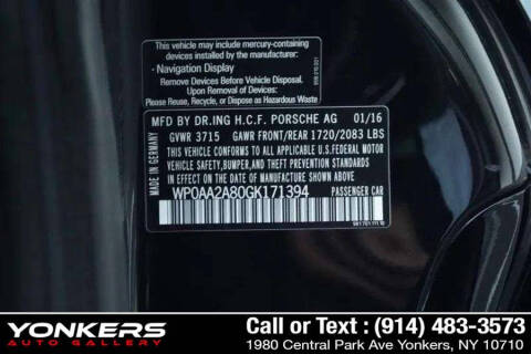 2016 Porsche Cayman Black Edition