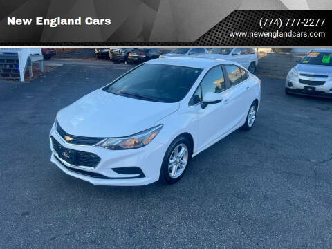 2016 Chevrolet Cruze for sale at New England Cars in Attleboro MA