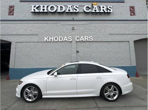 2016 Audi A6 for sale at Khodas Cars in Gilroy CA