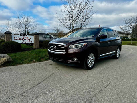 2013 Infiniti JX35 for sale at CapCity Customs in Plain City OH