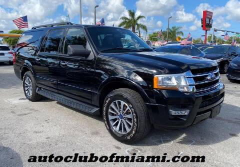 2016 Ford Expedition EL for sale at AUTO CLUB OF MIAMI, INC in Miami FL