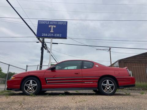 2004 Chevrolet Monte Carlo for sale at Temple Auto Depot in Temple TX