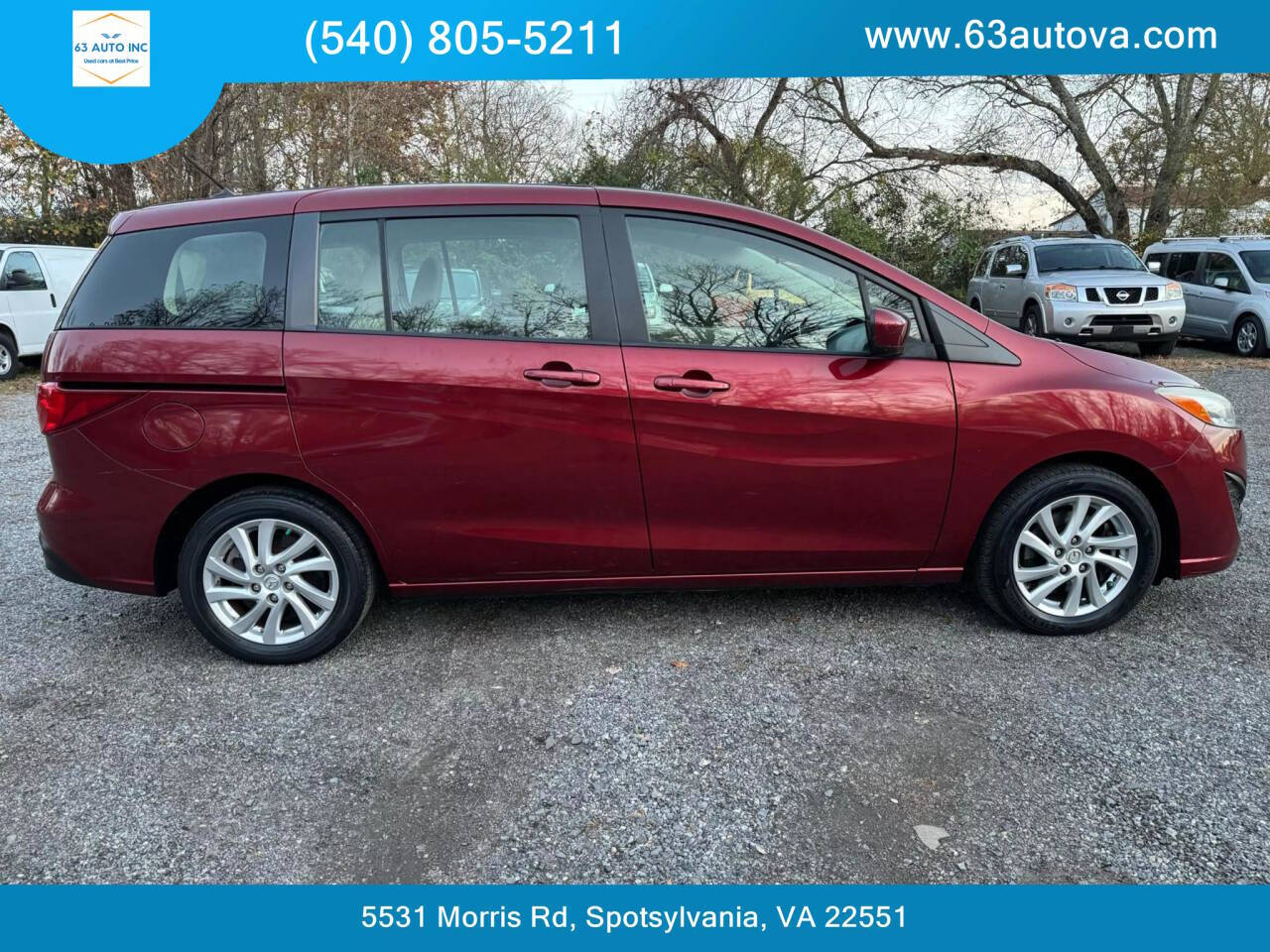 2012 Mazda Mazda5 for sale at 63 Auto Inc in Spotsylvania, VA